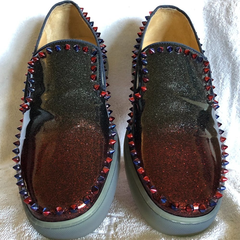 Christian Louboutin PIK BOAT Stud Loafer ,NWOT , EU 41